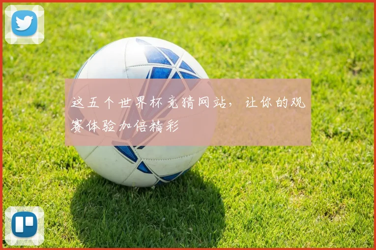 这五个世界杯竞猜网站，让你的观赛体验加倍精彩